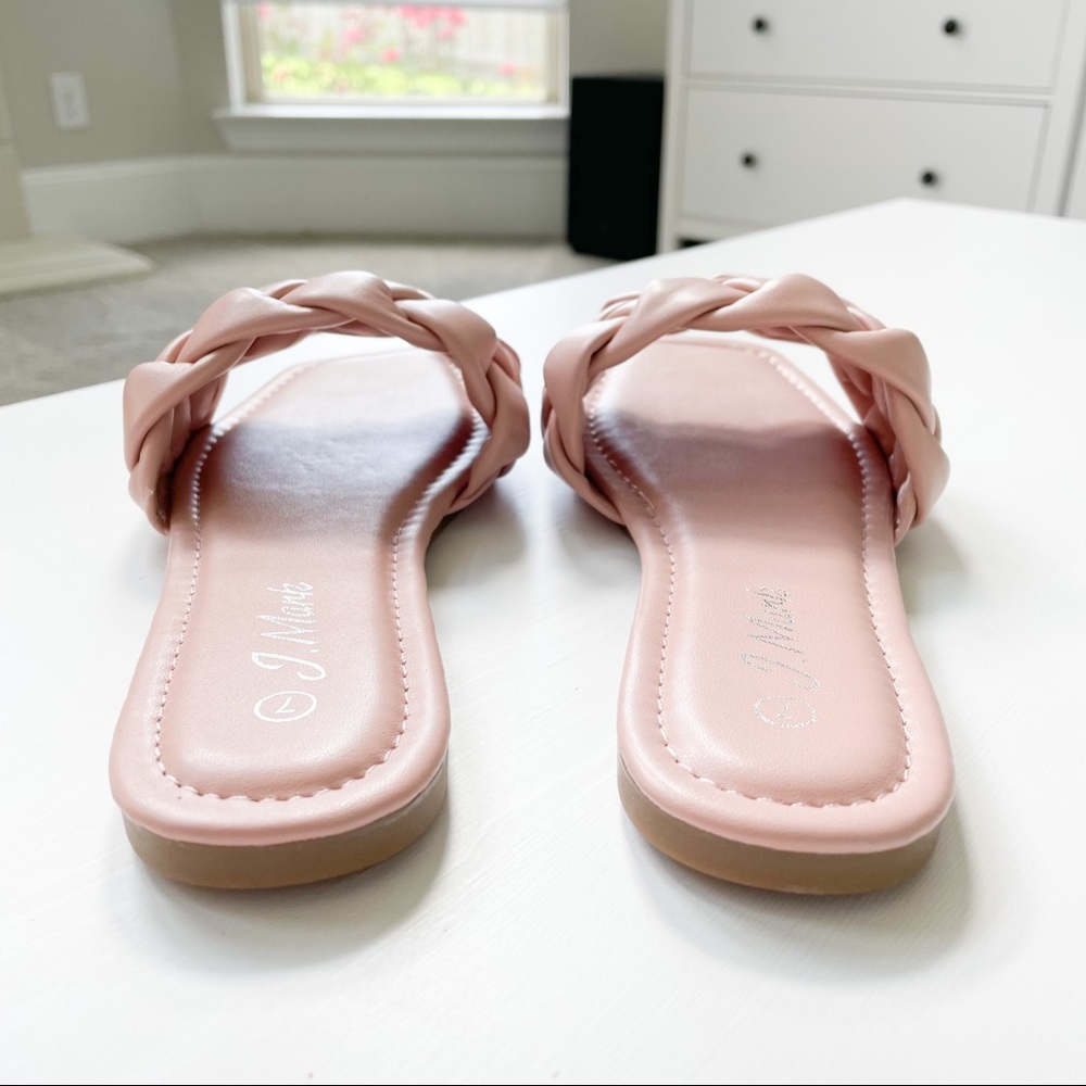 J.Mark Nude Braided Slide Sandal Passion-99 - Picture 6 of 12